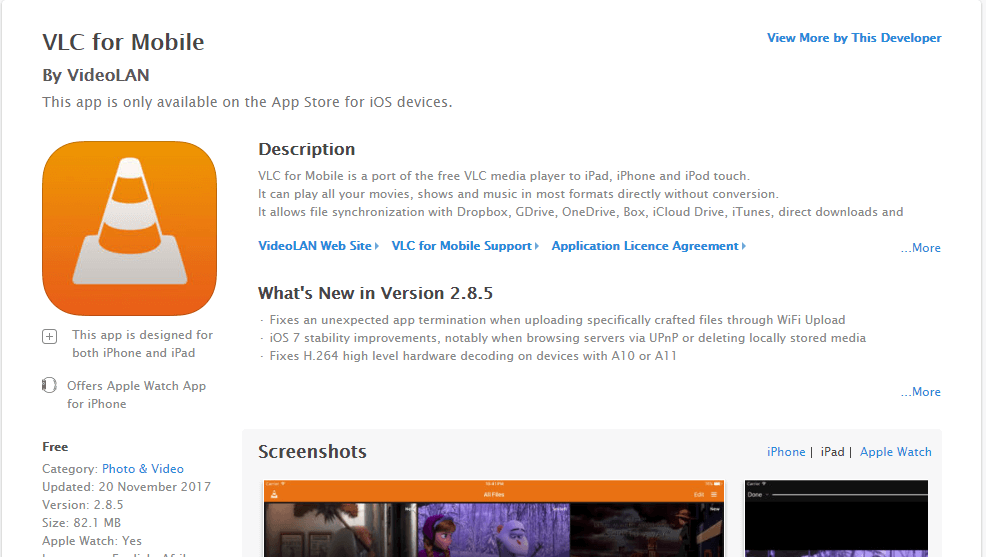 vlc player for mac no tools menu